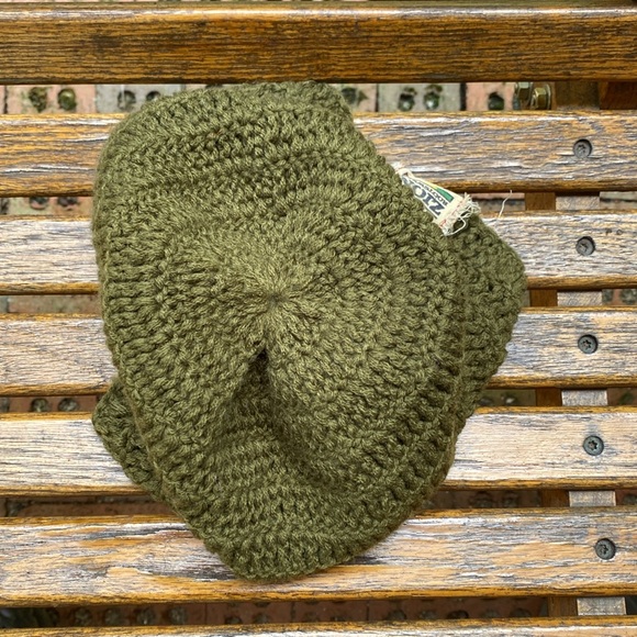 Zion rootswear green toboggan skull cap knitted beanie hat - Picture 7 of 8